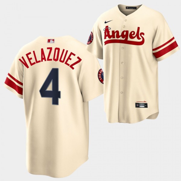 Los Angeles Angels Andrew Velazquez 2022 City Conn...