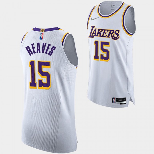 Austin Reaves #15 Lakers Association Edition White...