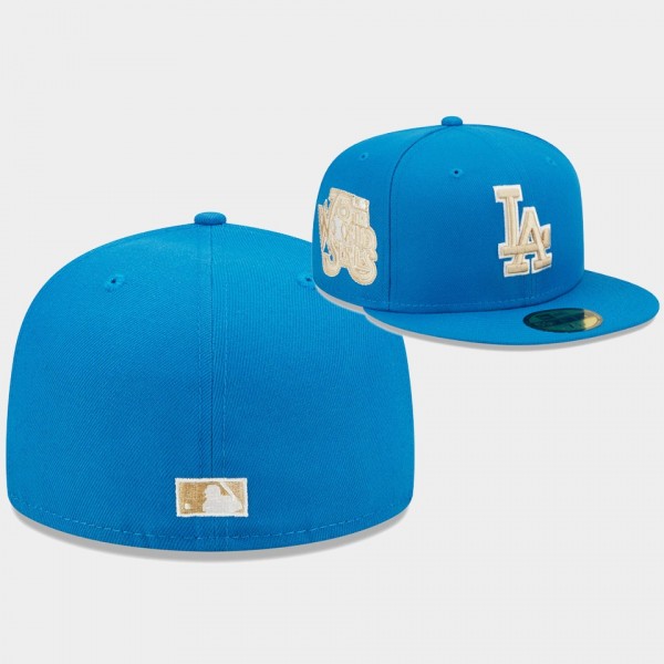 Los Angeles Dodgers 75th World Series Hat Blue Sto...