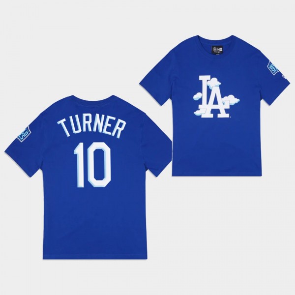 Los Angeles Dodgers Justin Turner MLB Clouds #10 R...