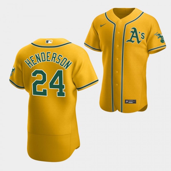 Oakland Athletics Rickey Henderson #24 Official Lo...