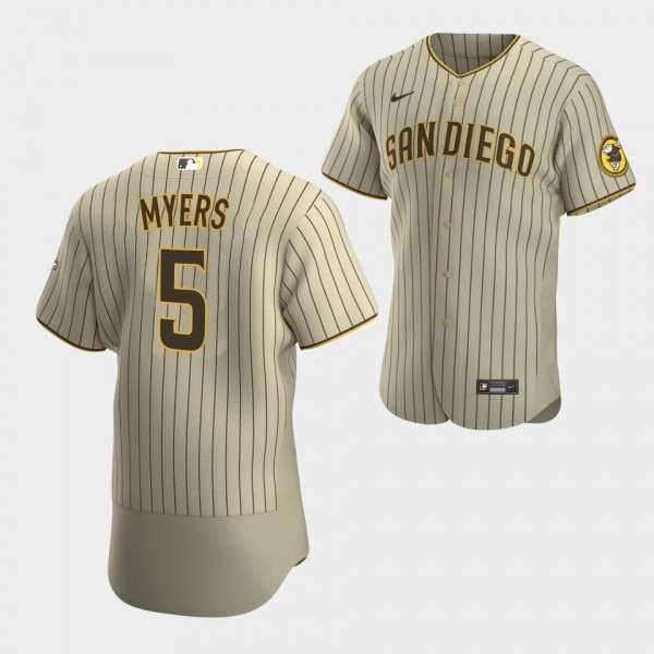 San Diego Padres Wil Myers Authentic Brown Alterna...